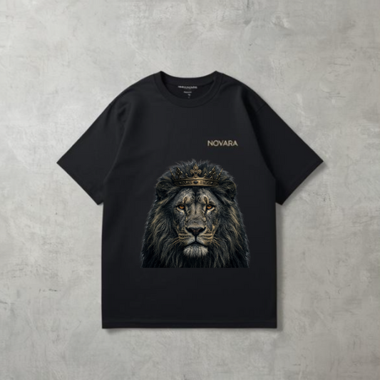 Novara Crown Lion Graphic T-Shirt & Trouser Set – Premium Streetwear Outfit ____ Delivery Free