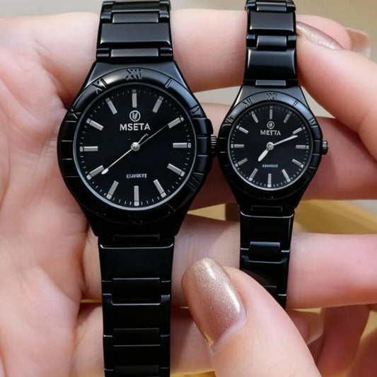 MSETA Premium Couple Watch Set - Two-Tone Edition