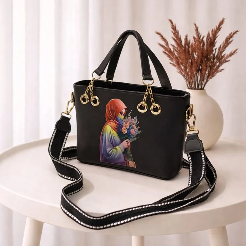 Girls' Premium Printed Crossbody Tote Bag ____ Delivery Free