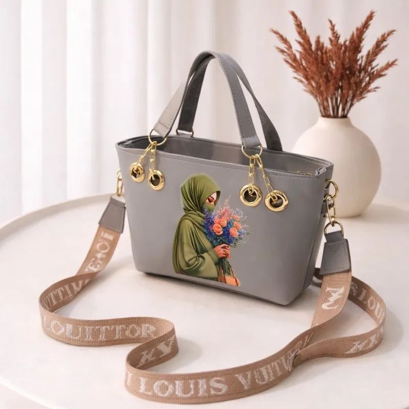 Girls' Premium Printed Crossbody Tote Bag ____ Delivery Free