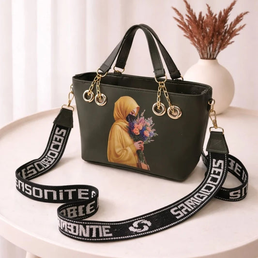 Girls' Premium Printed Crossbody Tote Bag ____ Delivery Free