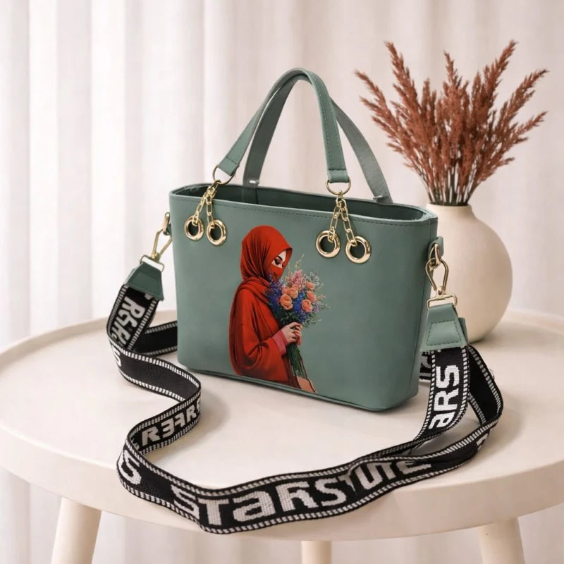 Girls' Premium Printed Crossbody Tote Bag ____ Delivery Free