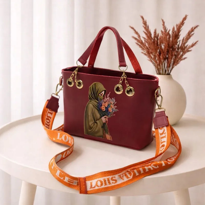 Girls' Premium Printed Crossbody Tote Bag ____ Delivery Free