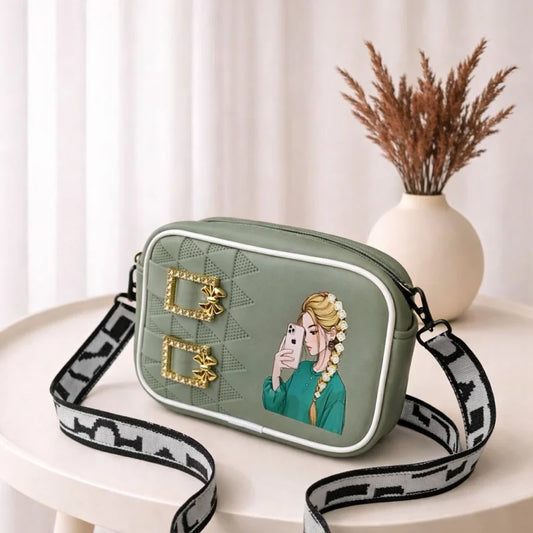 Mini Fiber Sling Crossbody Bag in Cartoon Jelly for Kids (Waterproof) ____ Delivery Free