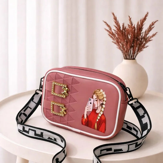 Mini Fiber Sling Crossbody Bag in Cartoon Jelly for Kids (Waterproof) ____ Delivery Free