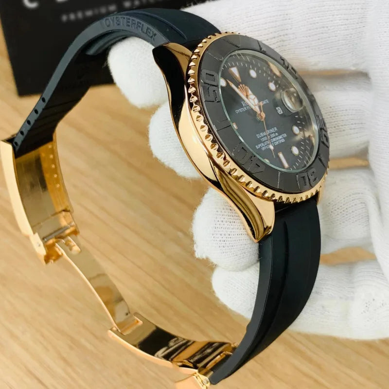 Rolex Yacht-Master Style Date - The Executive Gold Edition Free Delivery