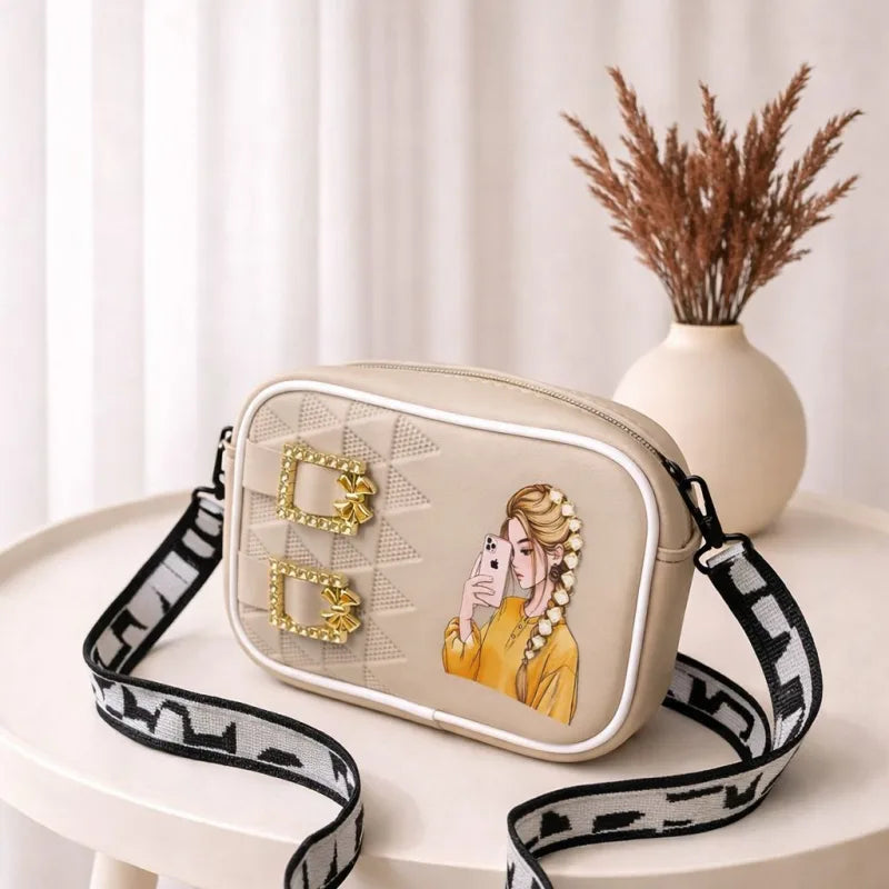 Mini Fiber Sling Crossbody Bag in Cartoon Jelly for Kids (Waterproof) ____ Delivery Free